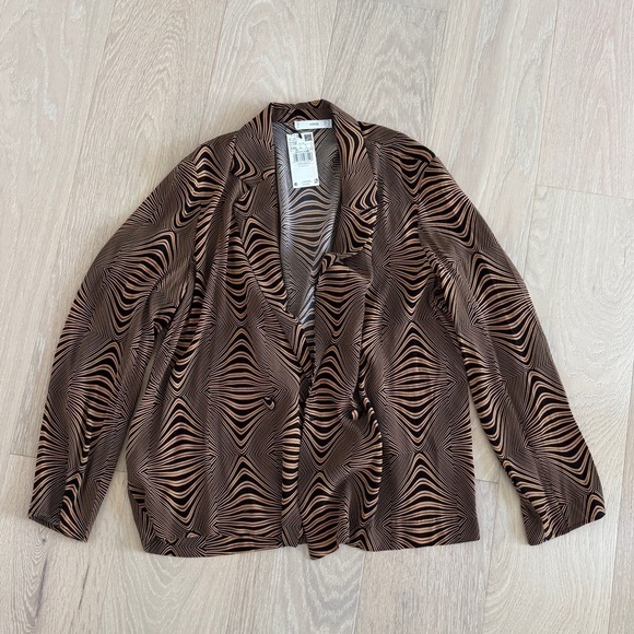 Mango Retro Print Shirt - Picture 1 of 5